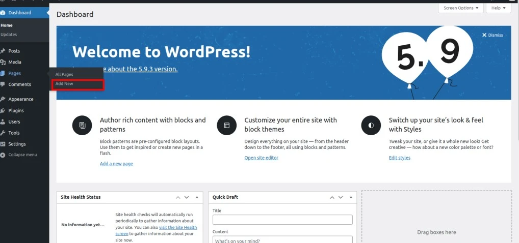 Halaman WordPress